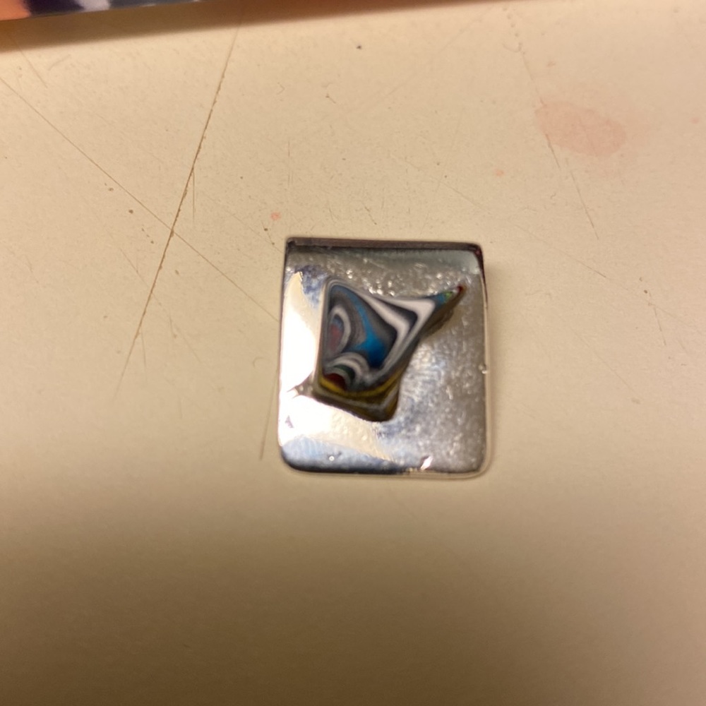 Fordite charm - Picture 2 of 3